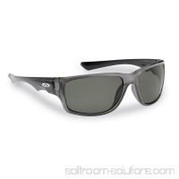 Flying Fisherman Roller Polarized Sunglasses, Crystal Gunmetal Frame, Smoke Lens 551052422